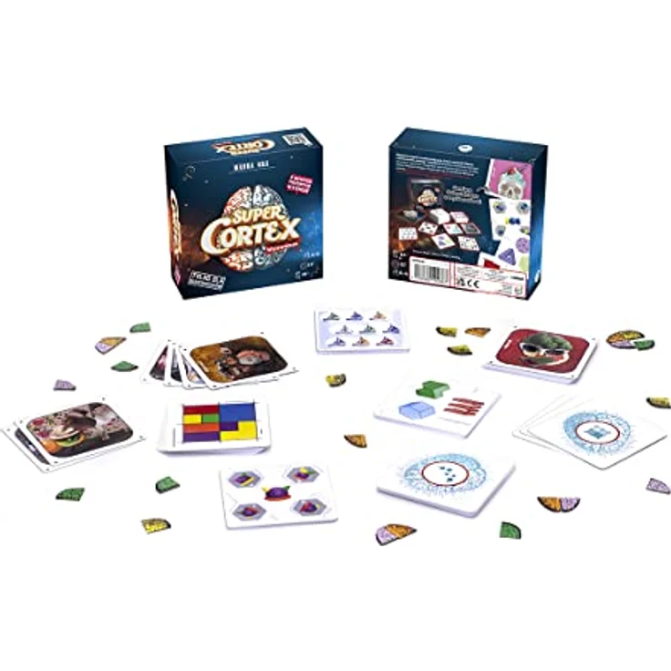 Rebel Super Cortex, Brettspiel mit 90 Denkrätseln zur Förderung von Gedächtnis und Logik – Bild 2