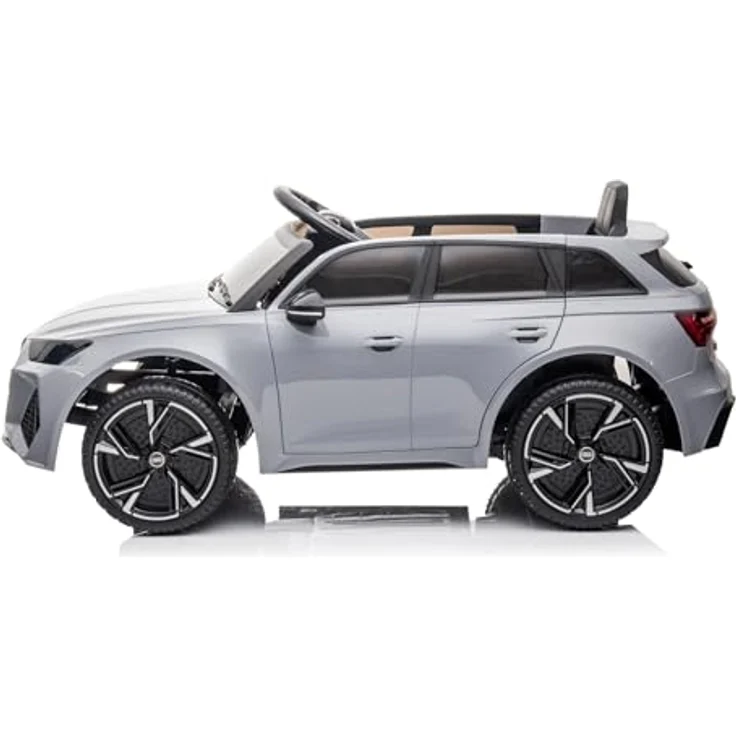 OTTO Elektro-Kinderauto Kinderfahrzeug - Elektro Auto "Audi RS6" - lizenziert - 12V7AH Akku, Schwarz, Weiss, Pink, Ledersitz, EVA Reifen – Bild 3