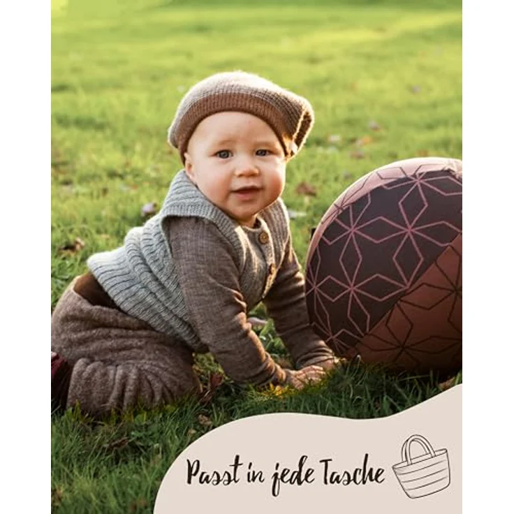 Hoppediz Ballonhülle für Kinder, Soft Indoor Ball für sicheres Spielen ohne Platzen, inkl. 2 Luftballons, Magig Leaf – Bild 5