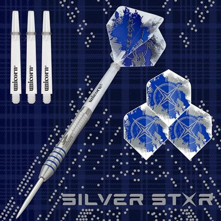 Unicorn Silver Star Gary Anderson Steel Darts, 21 Gr. / Inhalt 1 Stück – Bild 3