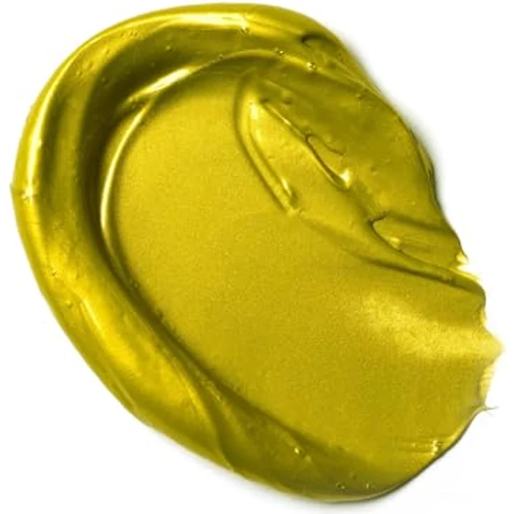 Liquitex Basics Acrylfarbe Metallic Gelbgold, 22 ml Tube, lichtecht, mittlere Viskosität, seidenglänzend, monopigmentiert, Archivqualität – Bild 3