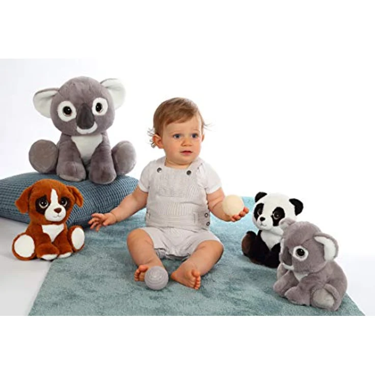 GIPSY Puppy Eyes Pets Natur, 22 cm Panda, kuschelig weich, braun, geeignet ab Geburt – Bild 2