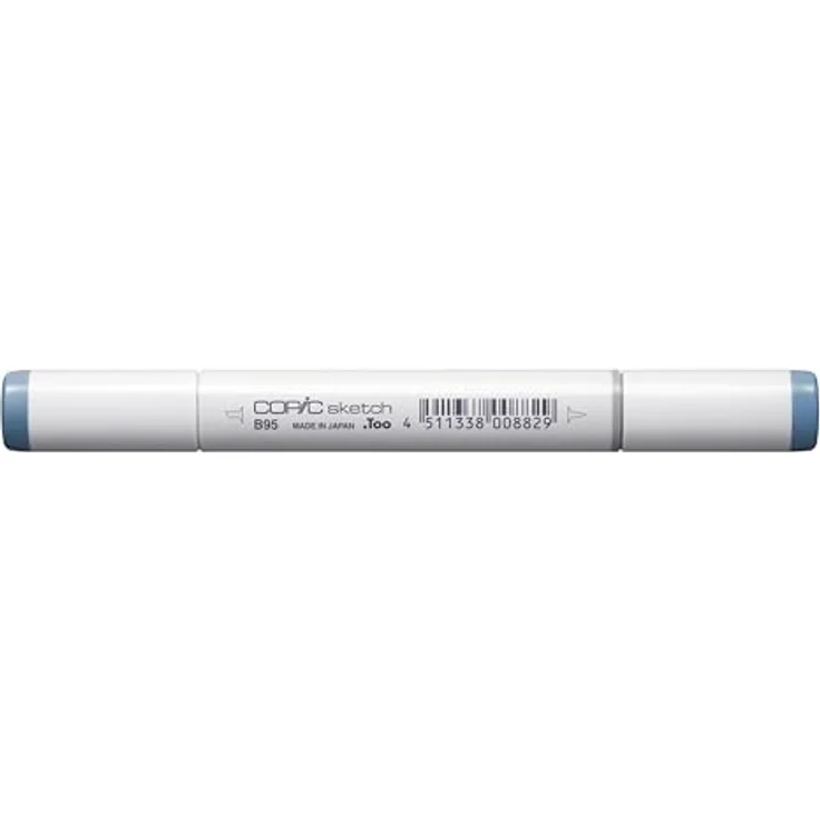 Copic COPIC Sketch Marker Typ B - 95, Light Grayish Cobalt, professioneller Pinselmarker mit Super-Brush- und Medium-Broad-Spitze – Bild 3