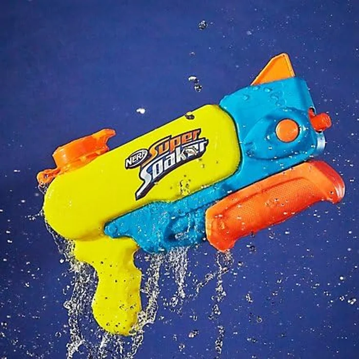 NERF Super Soaker – 2X Twin Tide & 2X Wave Spray – 4er Wasserblaster-Set mit großen Wassertanks und Pump-Action für spannende Sommer-Duelle – Bild 4