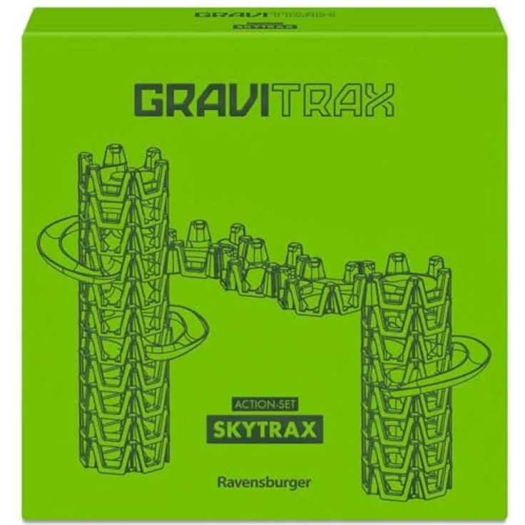Ravensburger GraviTrax - Action-Set M Skytrax, interaktives Kugelbahnsystem mit über 120 Elementen und Scoop-Action-Element – Bild 2