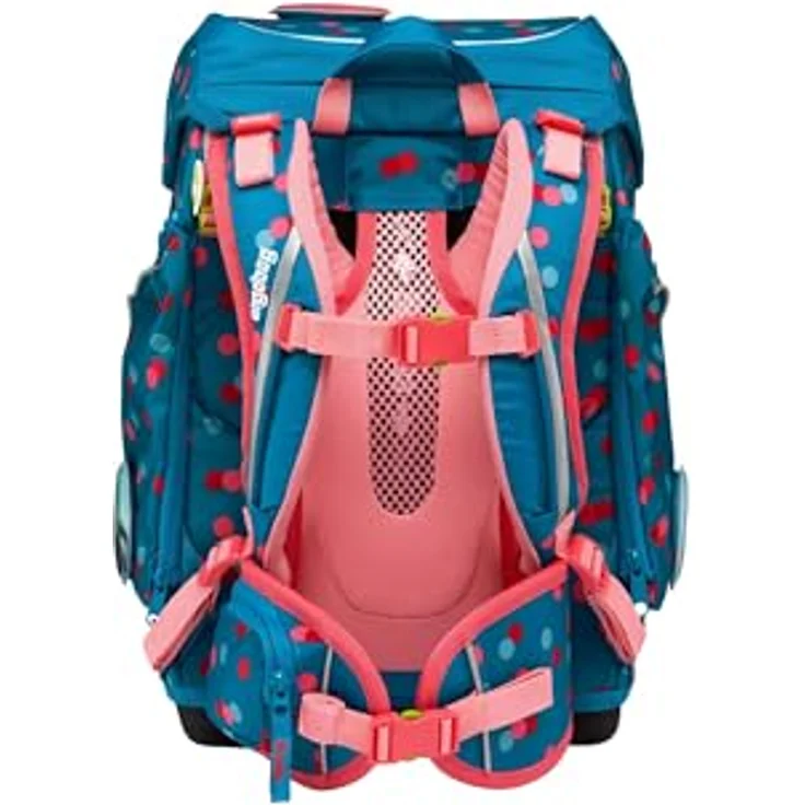 ergobag Schulranzen Set Cubo VoltiBär 5-teilig, ergonomisch, reflektierend, ab 1. Klasse, 19 Liter, 1100 g, PFC-frei – Bild 7