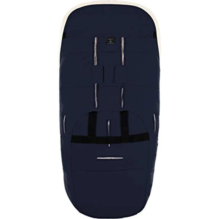 WERNER CHRIST BABY Lammfell-Fußsack FLIMS – kuscheliger Buggy-, Kinderwagen-Fußsack, aus medizinischem Fell, universal, in navy – Bild 3