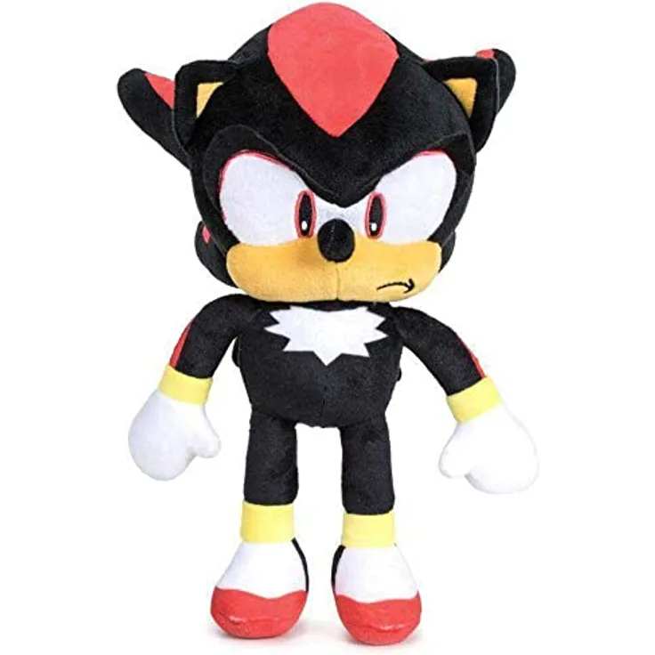 SONIC THE HEDGEHOG - Plüschtier Shadow Sonic Soft 30cm, Mehrfarbig (19950)