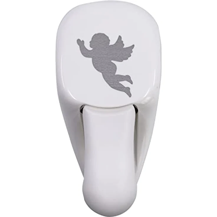 ARTOZ Stanzer - Engel, 5 cm - Papierstanzer, Locher, Motivstanzer für Weihnachten, Hochzeit, Taufe - Lochstanzer mit Putto Motiv, geeignet bis 220 g/m² – Bild 5