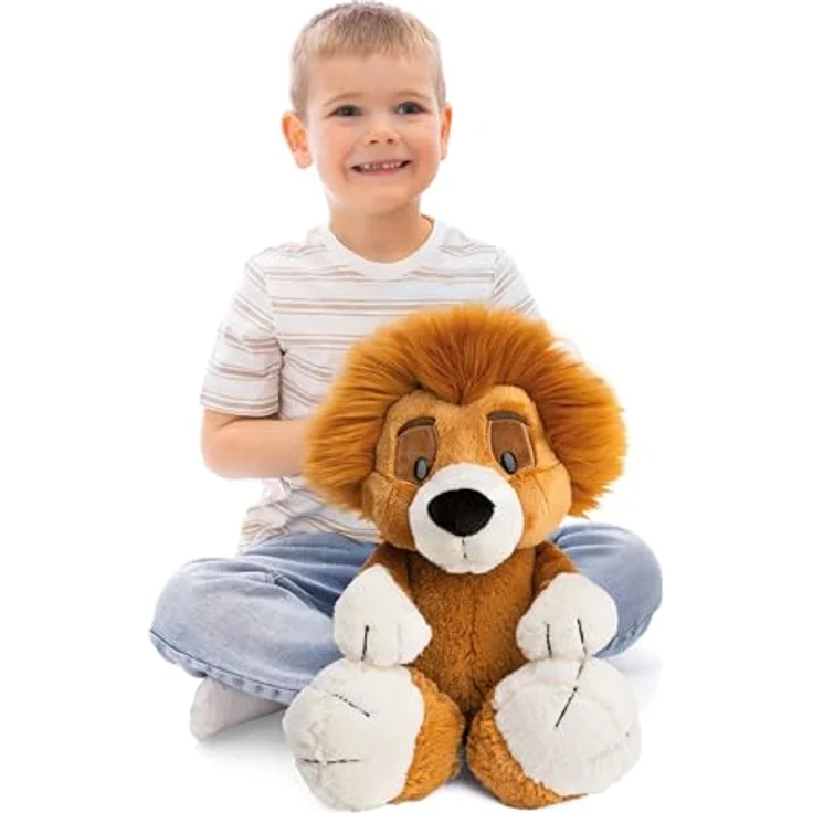 NICI Kuscheltier Löwe King Kimari, 50cm, braun, flauschig & recycelte Materialien, ideal zum Kuscheln und Spielen – Bild 1