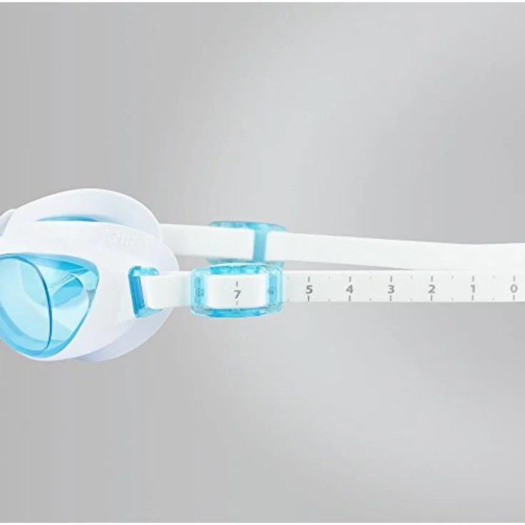 Speedo Damen Aquapure Schwimmbrille, Weiß/Blau, Einheitsgröße – Bild 5
