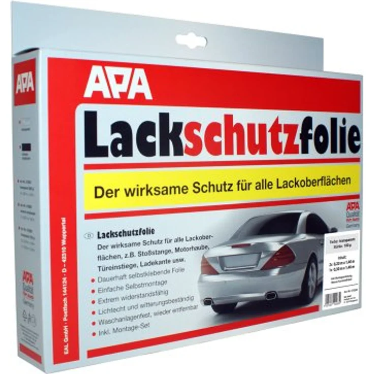 EAL 510263 Formula Lackschutzfolie 3-er-Set, transparent – Bild 5