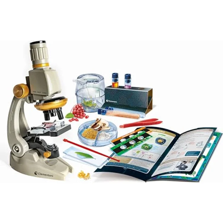 Clementoni Galileo Lab Mein Mikroskop Deluxe - Experimentierkasten mit echtem Mikroskop & Smartphone-Halter, für Kinder ab 8 Jahren - 59349 – Bild 2