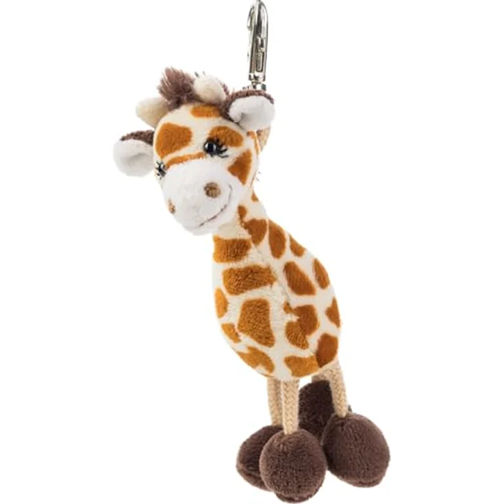 Schaffer 0238 Giraffe Anhänger, Braun, ca. 13 cm, waschbar bei 30°C – Bild 2