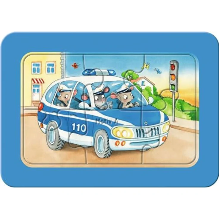 Ravensburger Kinderpuzzle 05630 - Tiere im Einsatz - 3x6 Teile Rahmenpuzzle für Kinder ab 2,5 Jahren – Bild 4