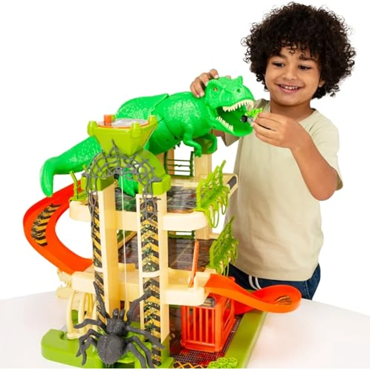 Teamsterz Mayhem Monster Garage (31117451), Garagen-Spielset mit 1 Druckgussauto, 52 x 47 x 56,7 cm, geeignet für Kinder ab 3 Jahren – Bild 3