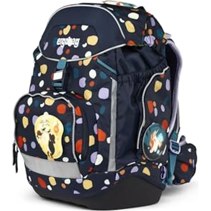 ergobag Schulranzen pack Set (6-tlg.), ergonomischer Schulrucksack mit Your-Size-System und individuellen Kletties aus recycelten PET-Flaschen – Bild 3