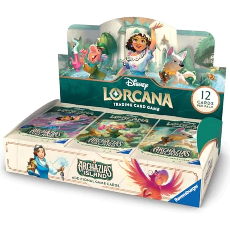 Ravensburger Disney Lorcana Trading Card Game: Archazias Insel - Englisch, Booster Display mit 24 Booster Packs – Bild 1