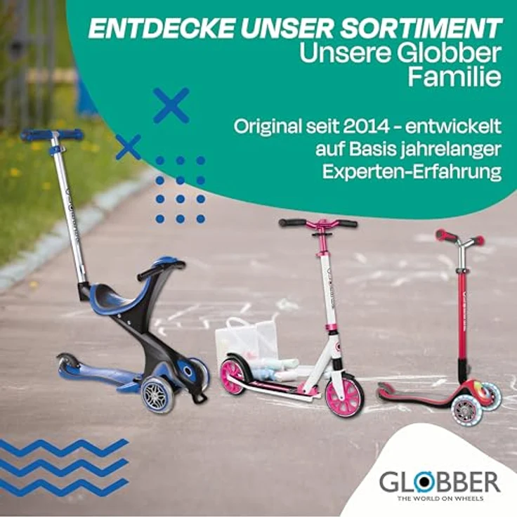 Globber Primo Foldable Plus Light - 3 Wheels Scooter, Dunkelblau – Bild 7
