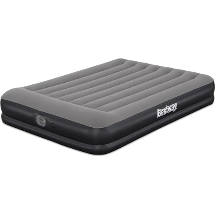 Bestway 671BU Tritech Luftmatratze, queensize mit integrierter USB-Pumpe und Kissen, robust und langlebig – Bild 1