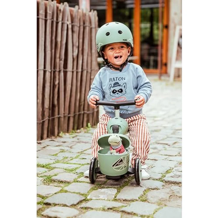 Scoot and Ride HighwayKick 1 Lifestyle, Lauflernhilfe und Kickboard mit integrierter Transportbox, Design by Scoot and Ride aus Österreich – Bild 4