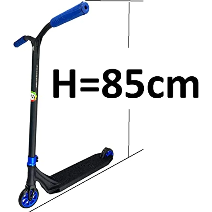 Ethic DTC Erawan Stunt-Scooter H=85cm 3kg blau, leichtester und reaktiver Stuntscooter – Bild 3