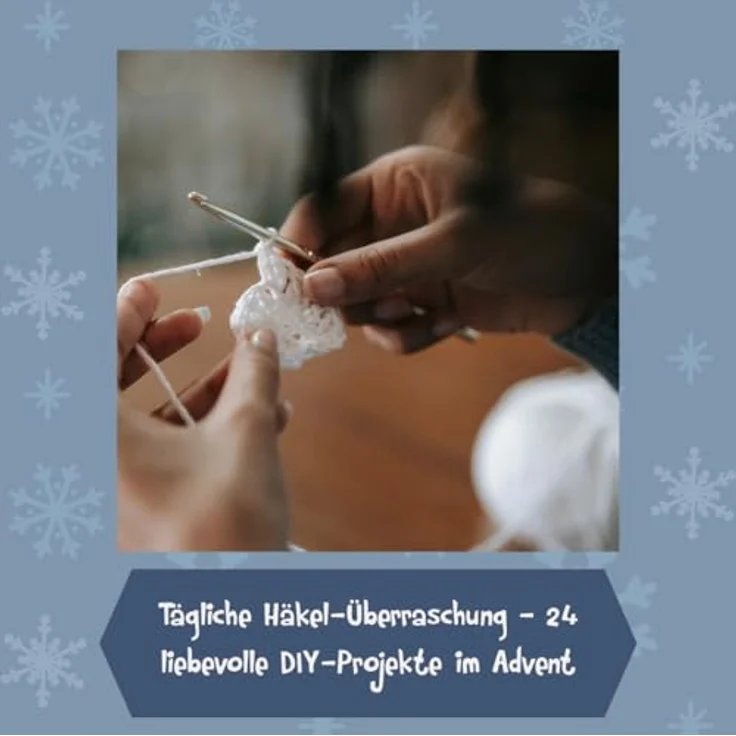 Frech Adventskalender "In der Weihnachtshäklerei", mit Material und Anleitungsbuch für 24 Häkelprojekte – Bild 5