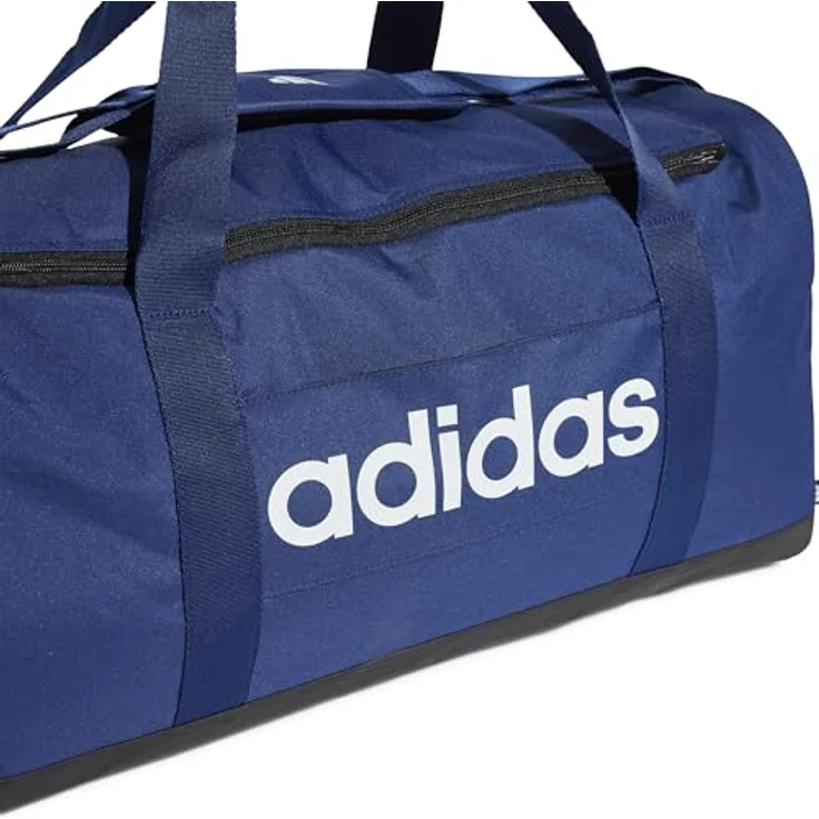 adidas Performance Sporttasche LINEAR DUFFEL M, mit recycelten Materialien, schwarz – Bild 4