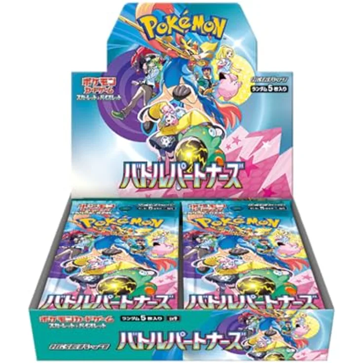 Pokemon Japan - Pokemon Battle Partners Booster Display (30 Booster) Japanisch, Sammelkarten mit 5 Karten pro Booster, ideal für Spieler und Sammler