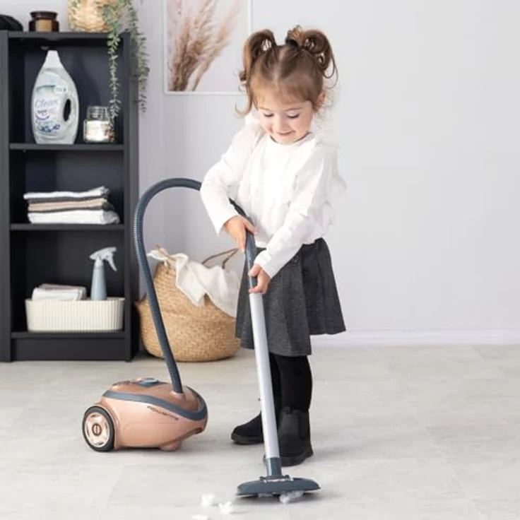 Smoby Rowenta Spielstaubsauger, mit Soundfunktion und Recyclingmaterial, geeignet für Kinder ab 3 Jahren – Bild 5