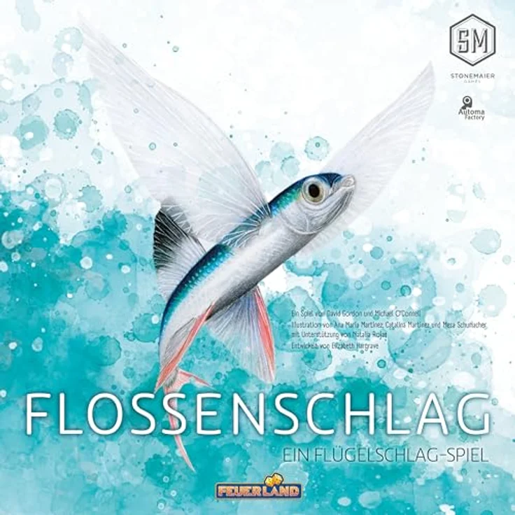 Feuerland Spiele Flossenschlag Brettspiel, Einsteigervariante für Flügelschlag, für 1 bis 5 Spielende – Bild 2
