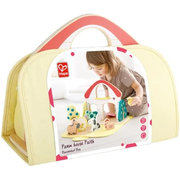 Hape Bauernhof Bea - farbenfroher Holzbauernhof für die Kleinsten