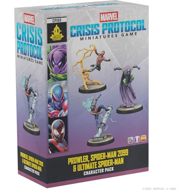 Atomic Mass Games MARVEL CRISIS PROTOCOL Prowler, Spider-Man 2099 & Ultimate Spider-Man, Sammelfiguren mit Miniaturen und Spielkarten für 2 Spieler, 14+ Jahre – Bild 1