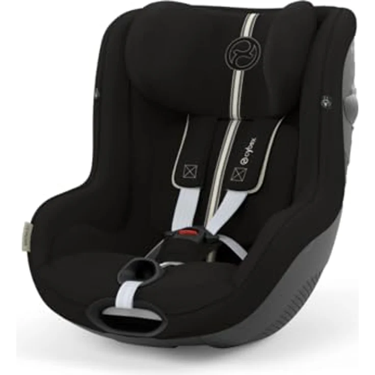 Cybex Sirona G i-Size Plus, Reboard Kindersitz mit 360°-Drehmechanismus, Moon Black – Bild 2