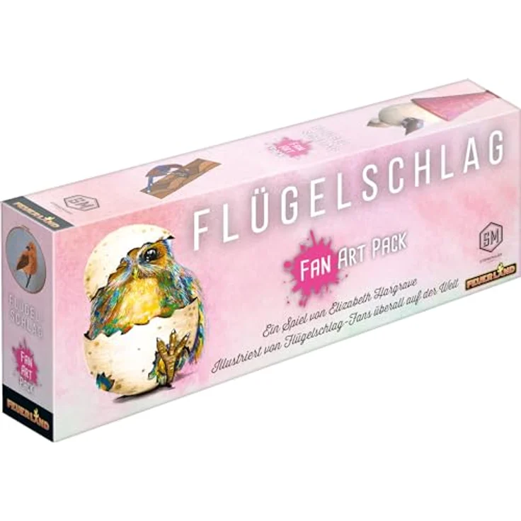 Feuerland Spiele Flügelschlag - Fan Art Pack, Erweiterung zum Kennerspiel des Jahres 2019, 255 Karten mit neuen Illustrationen – Bild 1