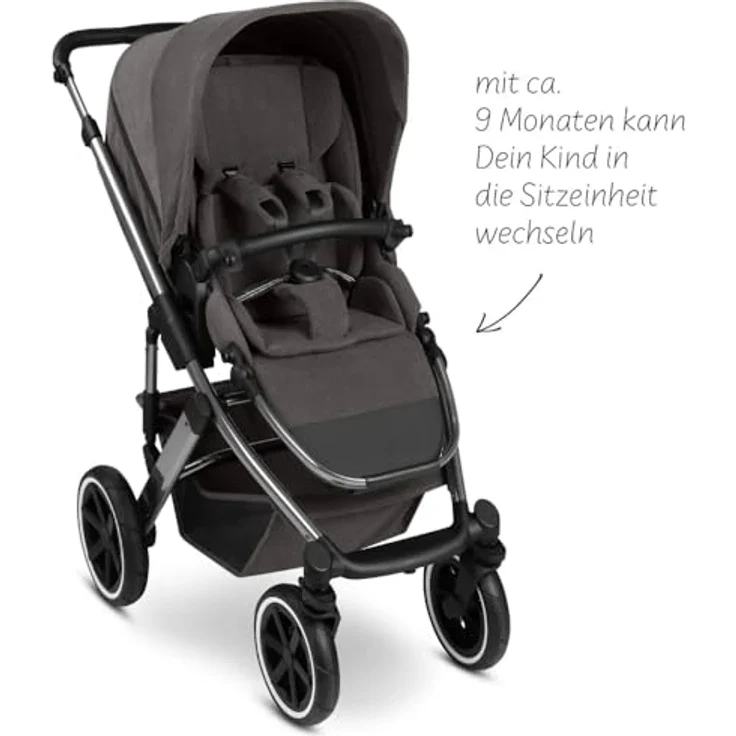 ABC Design Salsa 5 Air - Almond, Buggy mit großen Luftreifen und integrierter Federung – Bild 5