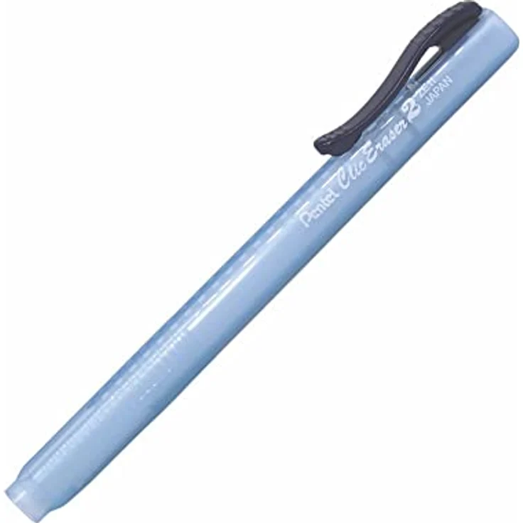 Pentel ZE11T-C ClicEraser 2" Radierstift, nachfüllbar mit ZER-2, Gehäuse semi-transparent blau, 1 Stück – Bild 1