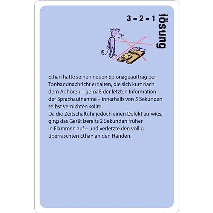 moses. black stories junior Top secret! - 50 Rätsel rund um streng geheime Kriminalfälle, Rätsel Kartenspiel mit Spielvariante und Punktechips, Rätselspiel für Kinder ab 8 Jahren – Bild 5