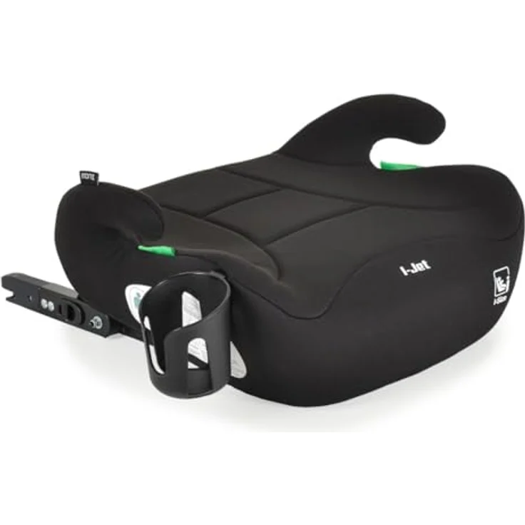 Moni Kindersitz I-Jet, Kindersitzerhöhung ECE R129/i-Size Norm mit abnehmbarem Bezug und Isofix, für Kinder 125-150 cm, komfortable Armlehnen – Bild 3