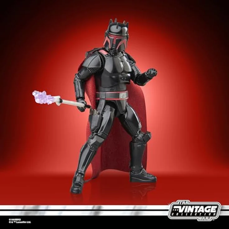 Star Wars The Vintage Collection Moff Gideon Action-Figur, Dunkeltruppler-Rüstung, 9,5 cm mit 3 Accessoires und beweglichen Gelenken – Bild 4