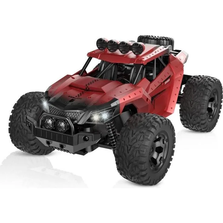Xblitz Samochód Zdalnie Sterowany Explorer, 1:12 RC Auto für Kinder ab 8 Jahren, rot, bis zu 30 km/h, 2,4 GHz Funkfrequenz