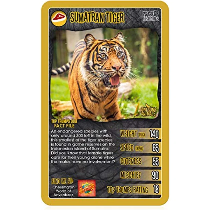 Winning Moves Awesome Animals Top Trumps Card Game (English) – Bild 4