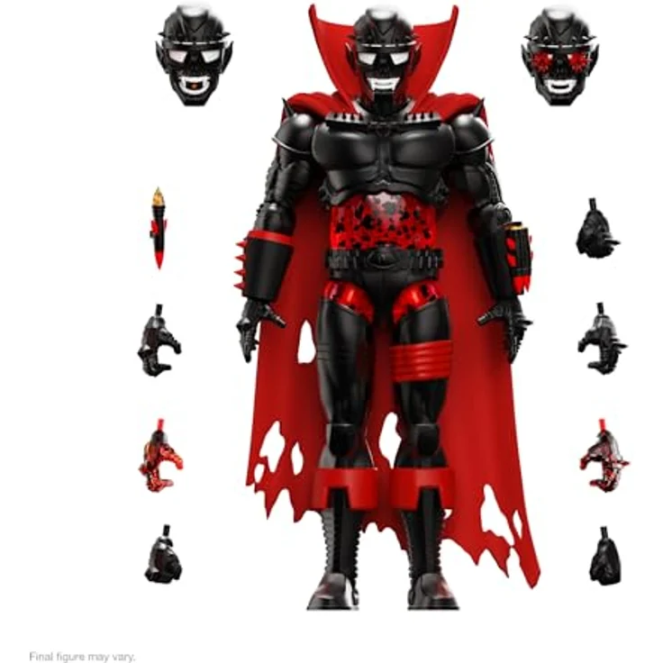 Super7 Czarface ULTIMATES! Wave 02, Actionfigur Czar Noir mit austauschbaren Köpfen, Händen und Zubehör, 17,8 cm – Bild 1