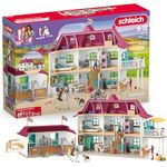 Schleich HORSE CLUB - Pferdehof Lakeside, Spielset mit detailgetreuen Pferden und Zubehör, geeignet für Kinder ab 3 Jahren
