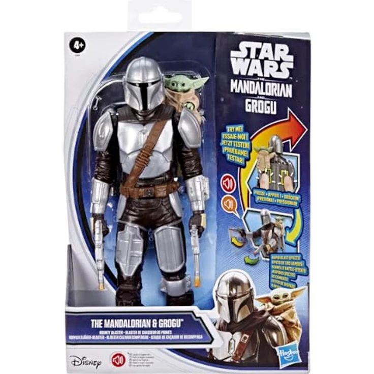 Hasbro SW The Mandalorian & Grogu, 27,9 cm Sammelfigur mit Soundeffekten und Zubehör – Bild 2