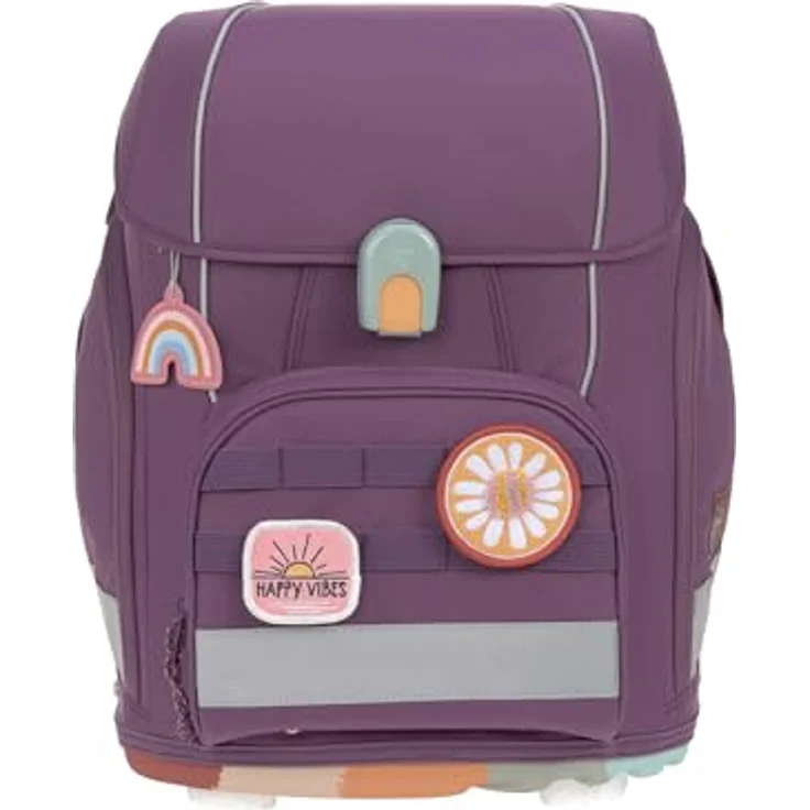 LÄSSIG Schulranzen Set Unique Boxy 7-teilig "Purple" – Bild 3