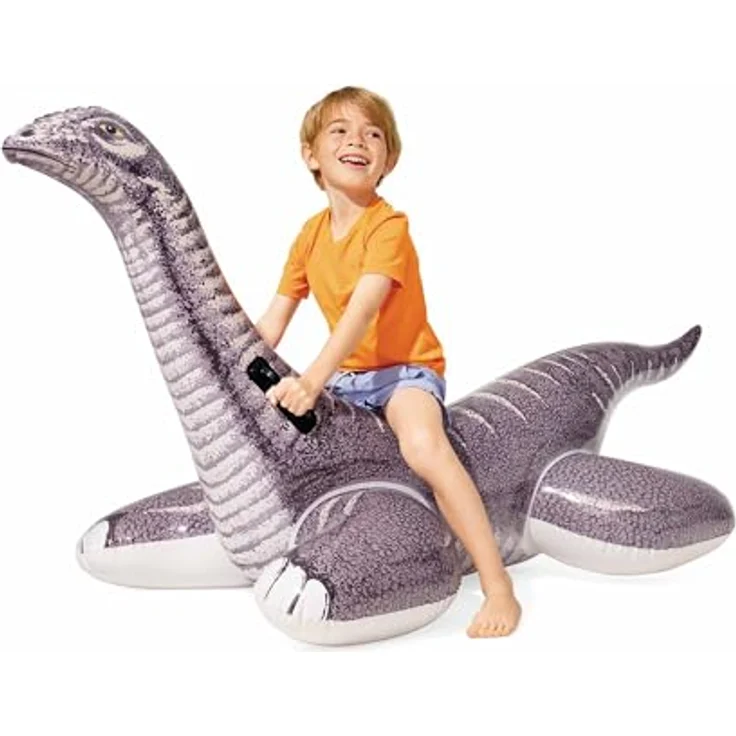Intex Schwimmtier Ride-On Dinosaurier Brontosaurus, 178cm x 94cm, für Kinder ab 3 Jahren, 3 Luftkammern, reparierbar – Bild 2