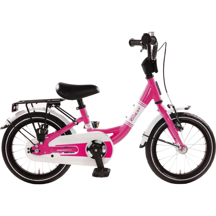 Bachtenkirch Kinderfahrrad 14" Baxi - pink, Aluminiumrahmen, Vollausstattung, 14/16/18 Zoll