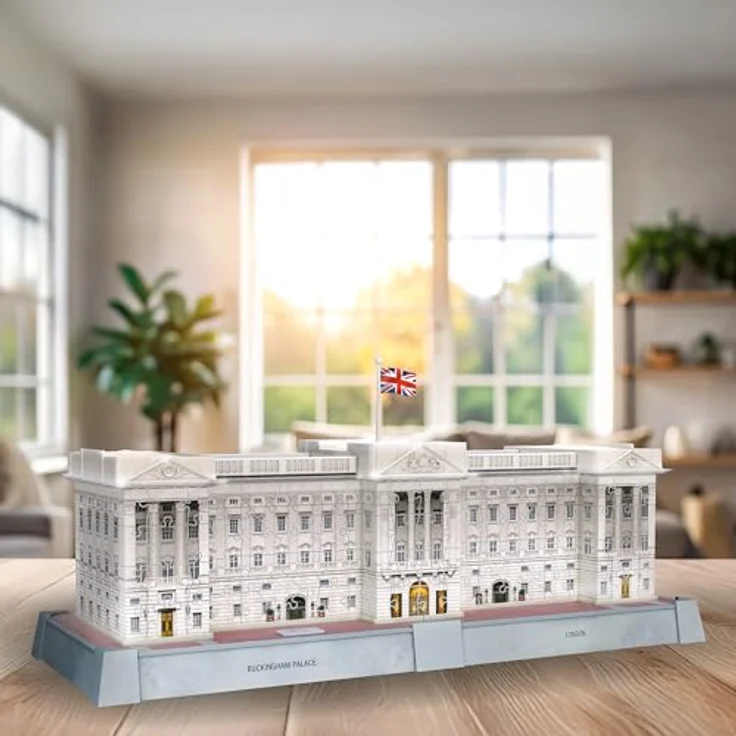 Ravensburger 3D Puzzle Iconics: Buckingham Palace - mit LED Beleuchtung und 216 Puzzleteilen, 18,90 cm x 40,90 cm x 15,90 cm – Bild 6