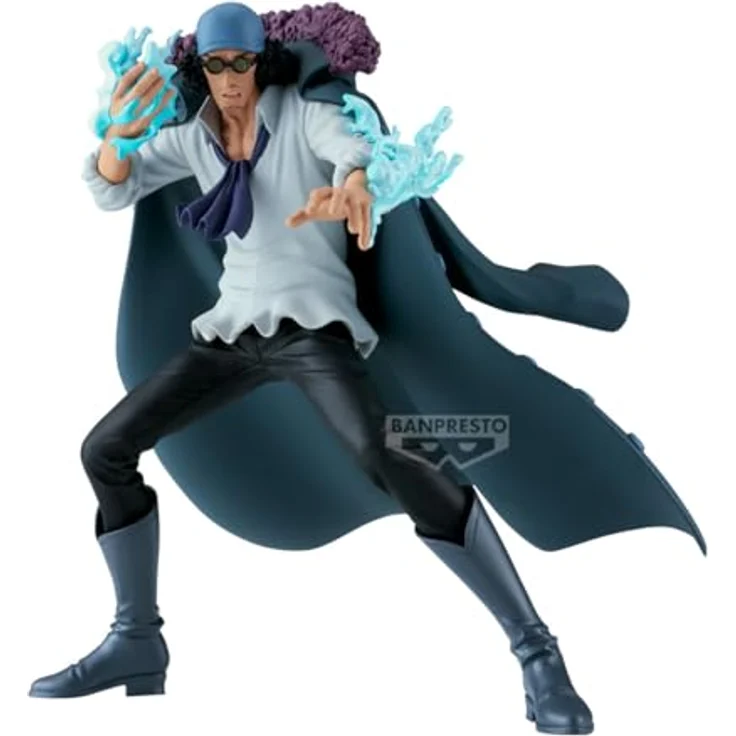 Banpresto Kuzan One Piece Actionfigur, Battle Record Collection, 15 cm, Mehrfarbig, PVC, Sammelfigur mit Basisständer, lizenziertes Sammlerstück – Bild 1